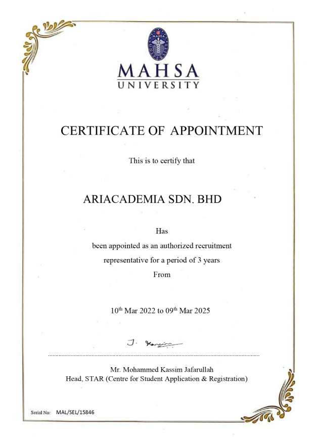 COA Mahsa with Aria